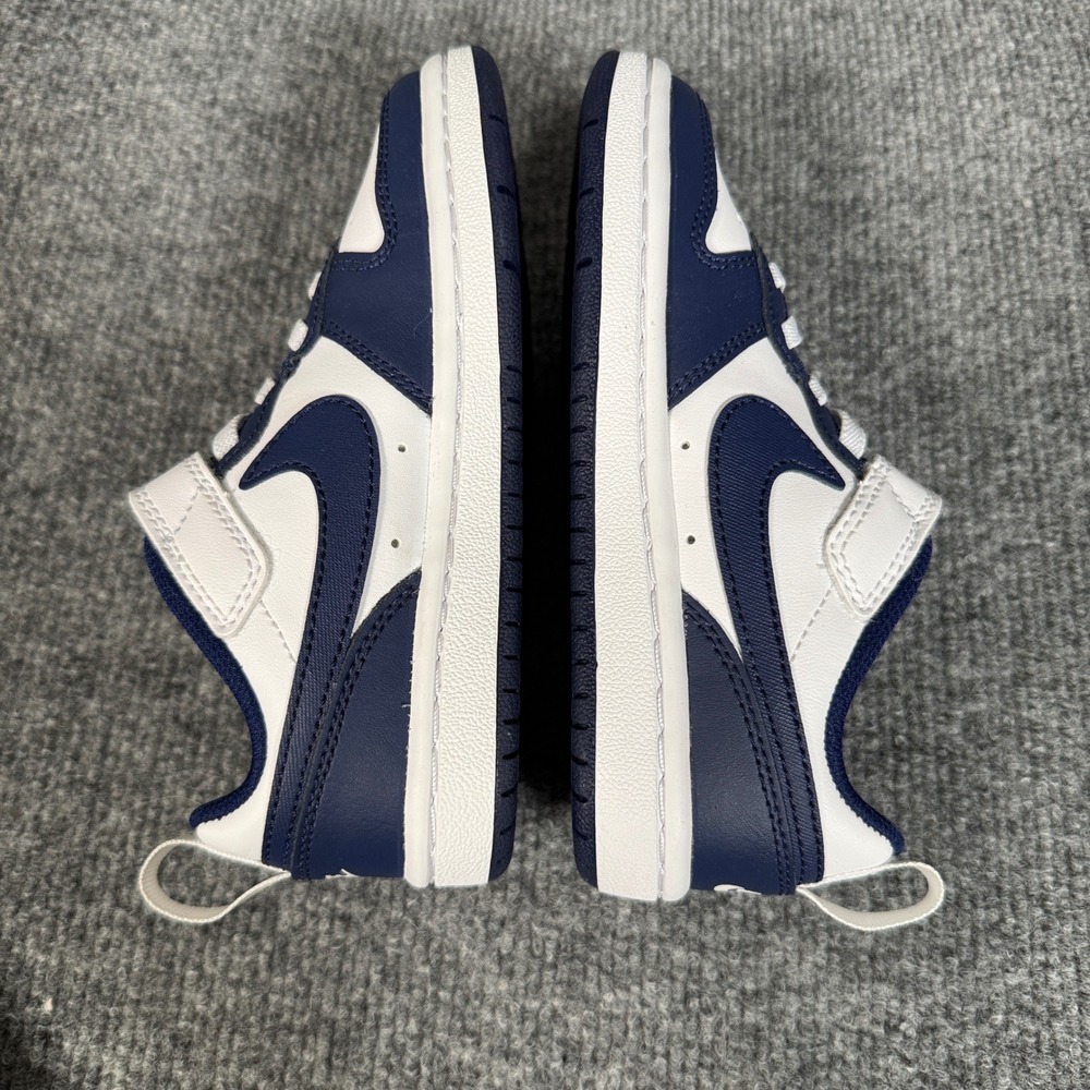 New Nike Boys Size 11 Court Borough Low 2 (PSV) Sneakers White Blue  BQ5451-107 - Picture 5 of 7